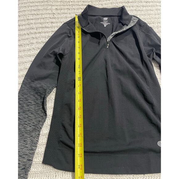 Jilla Performance Quarter Zip Stretch Top Womens Small Active Black JILAW16-10 - Picture 2 of 7